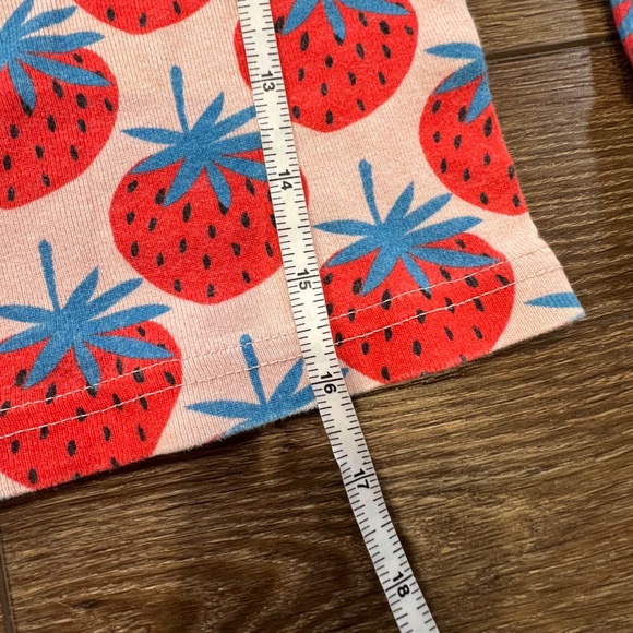 Hanna Andersson Girls Long John Hanna Jams Strawberry, Size 5,  Organic Cotton - Picture 6 of 13